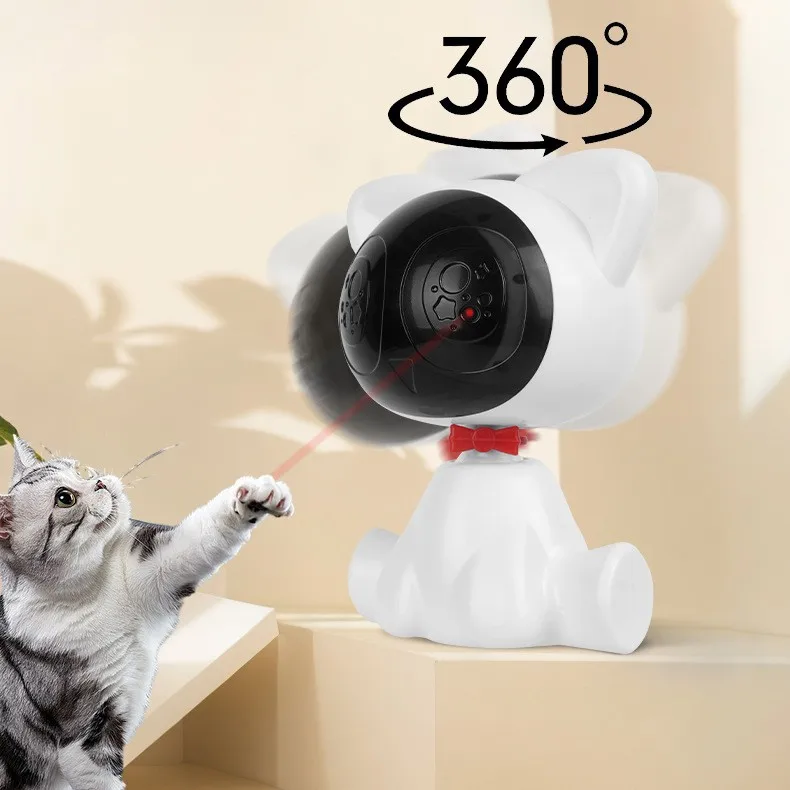 Juguete láser automático para gatos: se juega solo y anti-burrimiento - imagen 2