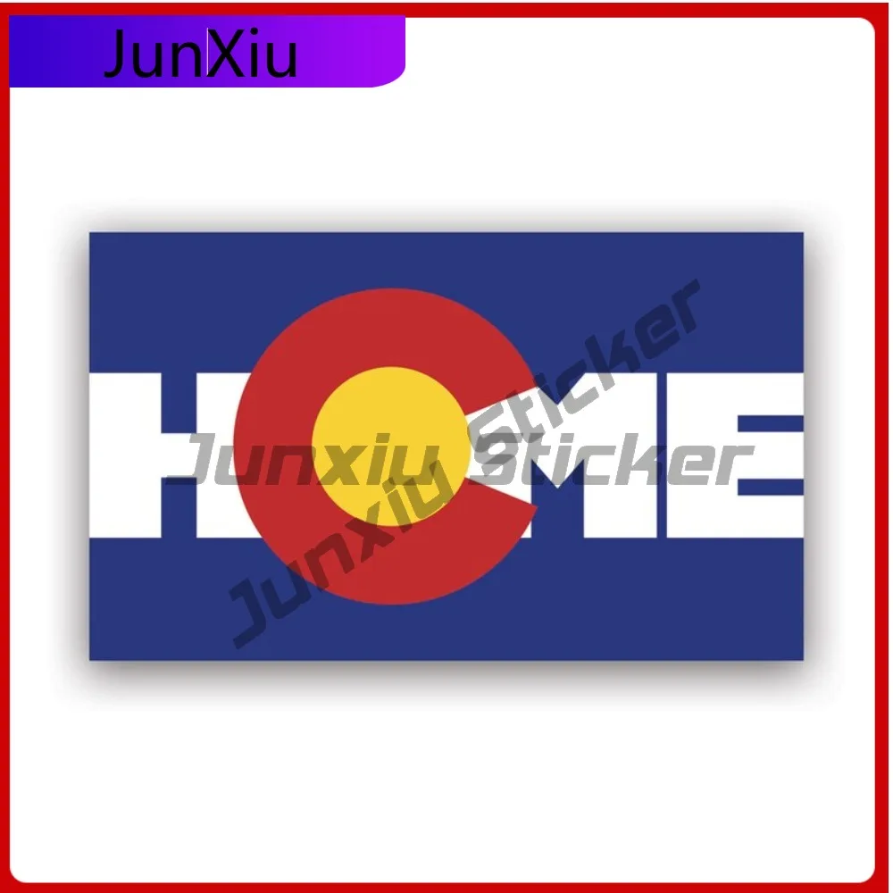 

Colorado Flag Home Fade Resistant Scratch Resistant Cartoon For Rear Windshield Car Body Truck No Residue Easy To Remove