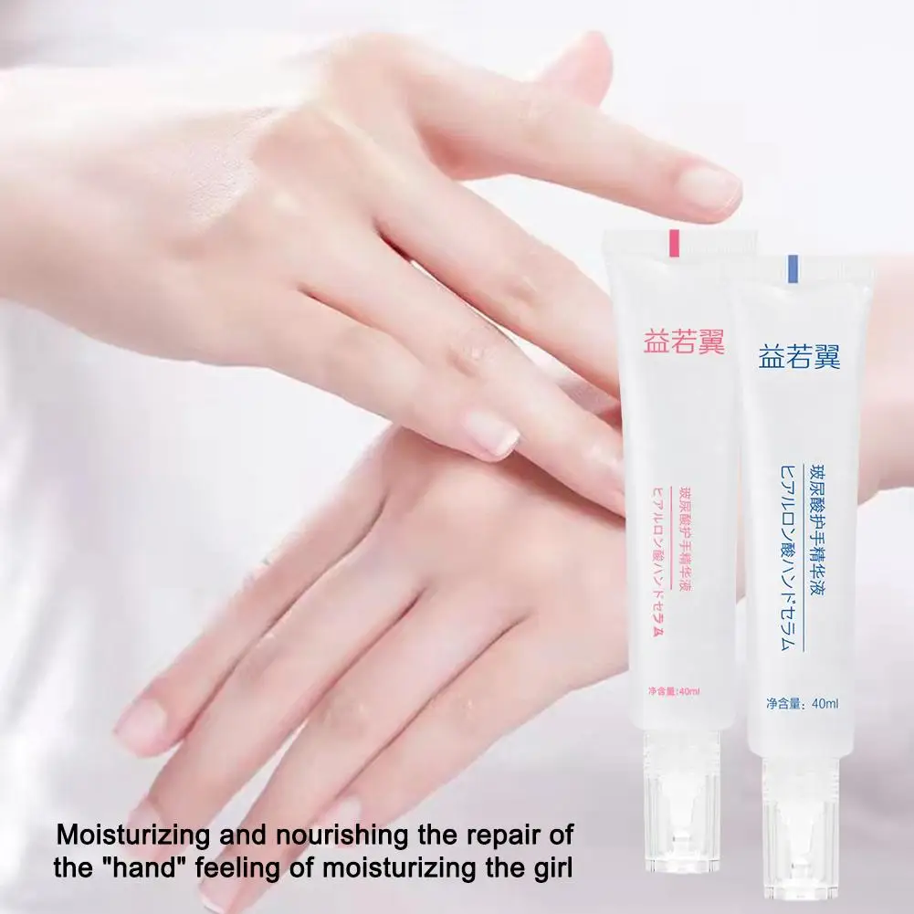 Hyaluronic Acid Wrinkle Removal Hand Cream Anti Cracking Calluses Exfoliating Moisturizing Repair Care Whiten Drying Skin S N1S1