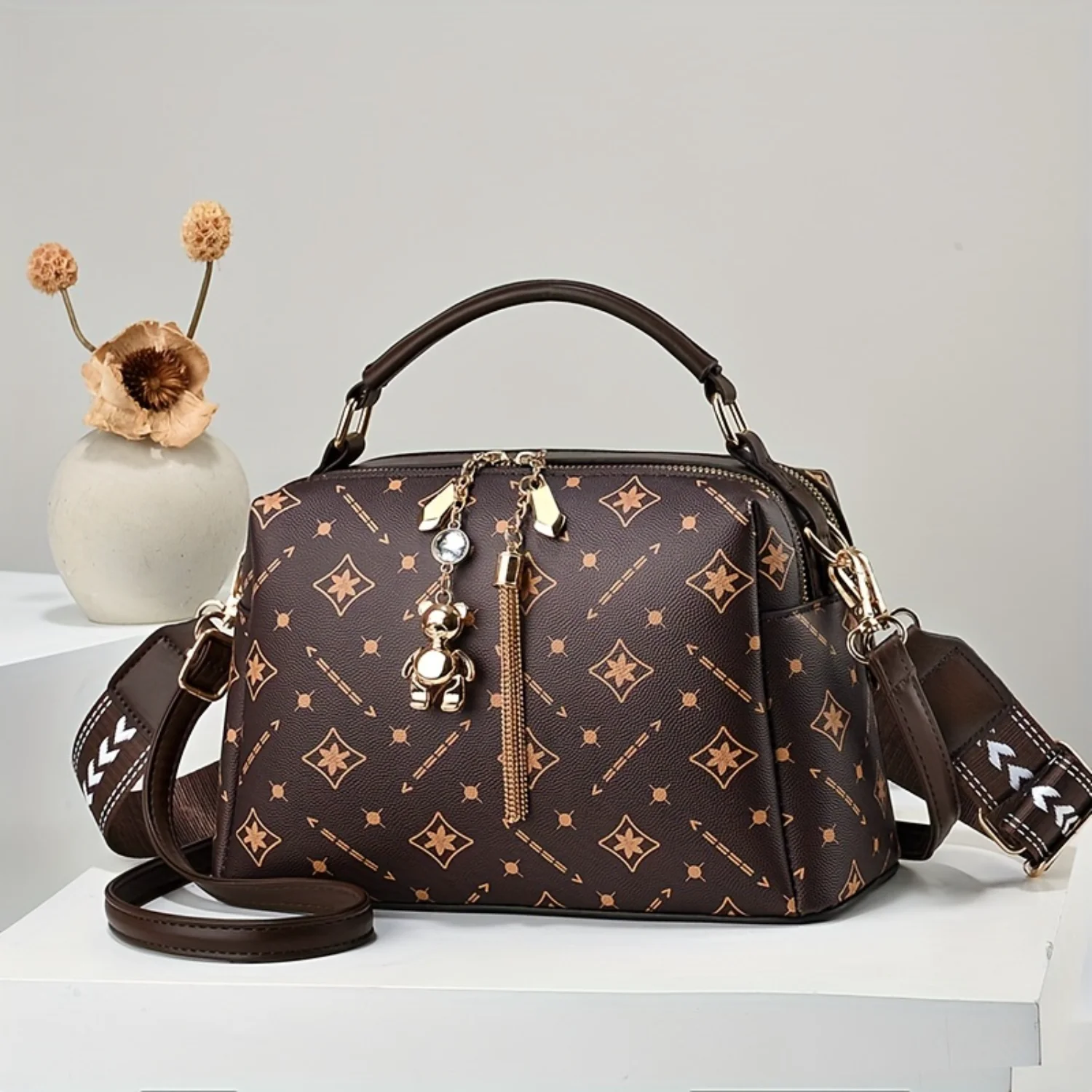 

Fashion Top Handle Crossbody Bag, Trendy Shoulder Bag, Women's Casual Handbag & Purse