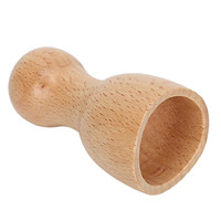 Wood Massage Cup Shaping Sculpting Sturdy Wooden Facial Massage Tool for Face Arm Leg Wooden Vacuum Cup Face Massage Tool