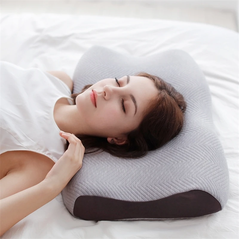 Memory Foam Pillow Orthopedic Pillow Bedding Neck Pillow Fiber Slow Rebound Soft Pillow Massager For Cervical Health Care