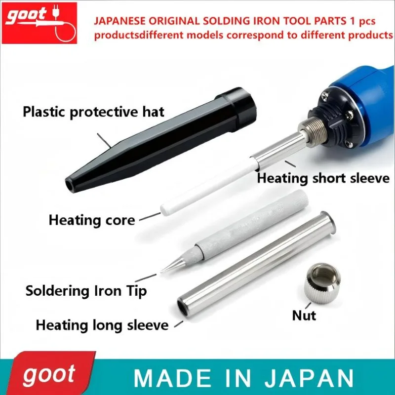 GOOT TQ-95/77 Original Japanese Soldering Iron Tool Parts,Welding Accessories,Heating Cartridge,Soldering Iron Head Heating Core