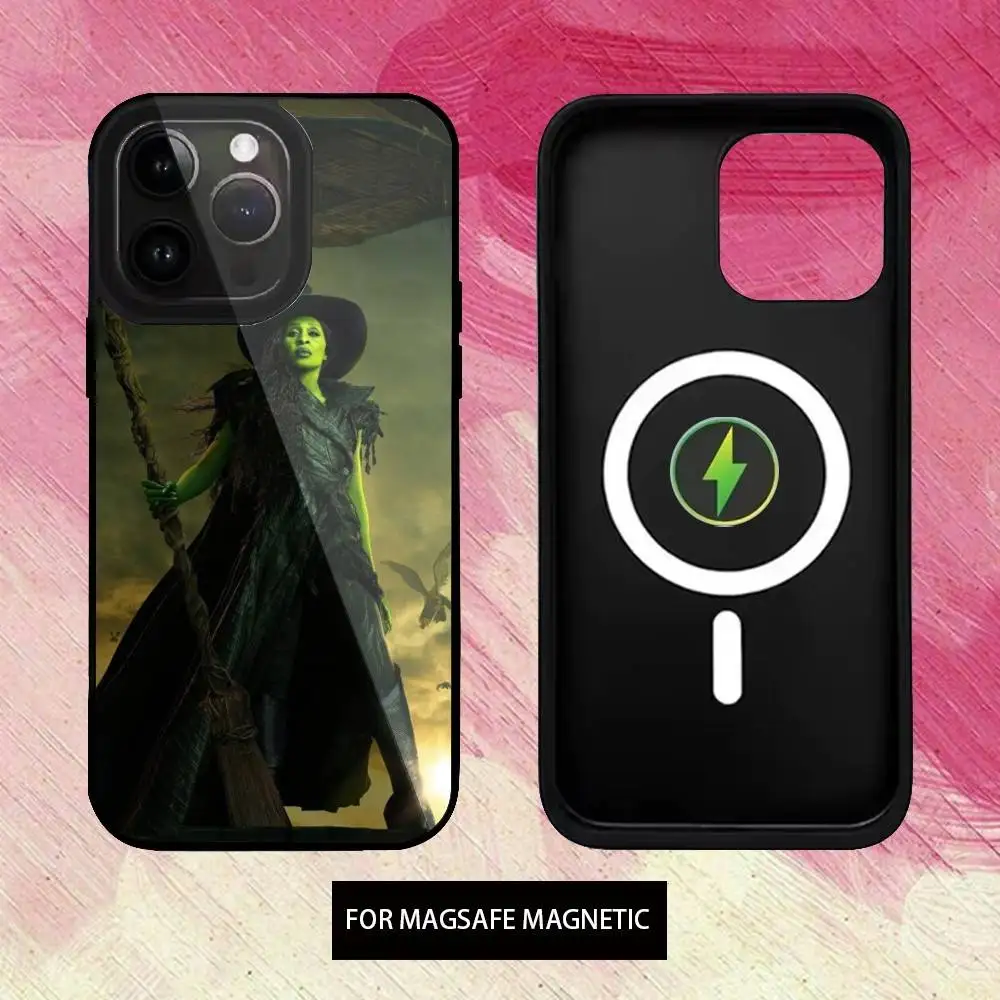 حافظة هاتف W-Wicked 12-Green Pink لهاتف iPhone17,16,15,14,13,12,11 Plus، Pro Max Magnetic Magsafe شحن لاسلكي #5