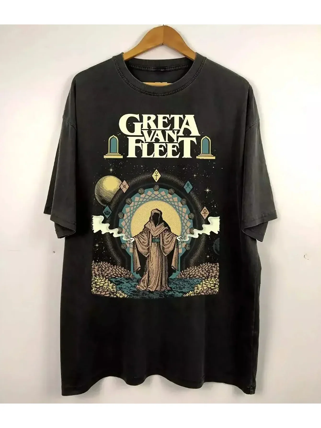 

Greta Van Fleet Rock Band World Tour 2024, футболка унисекс, хлопковые полноразмерные футболки для девочек, забавные футболки, мужская футболка с мангой