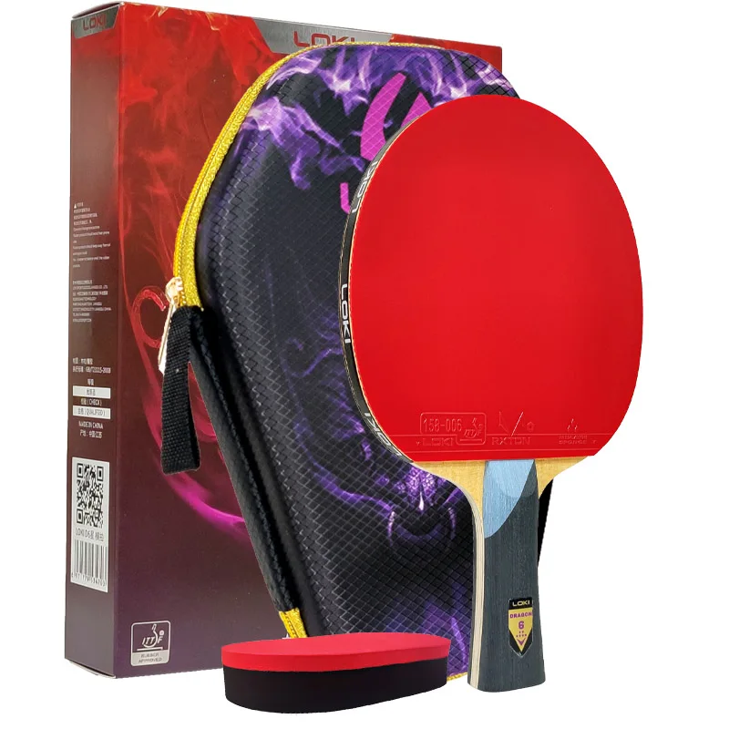 Originele LOKI Tafeltennis Racket Dragon Serie Ping Pong Racket Paddle Bat Professionele 6/7/8/9/10 Sterren voor Alle Niveau Spelers - afbeelding 1