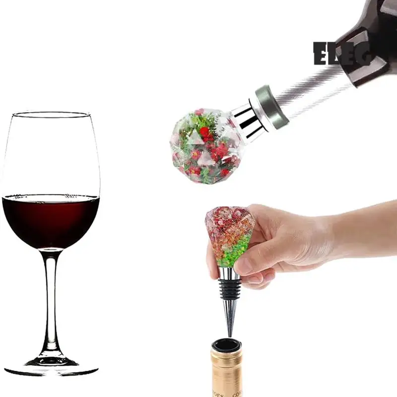 10 Pcs Thread Wine Bottles Metal Stoppers Set, Blank Bottles Stopper Gifts For Wedding Wine Party