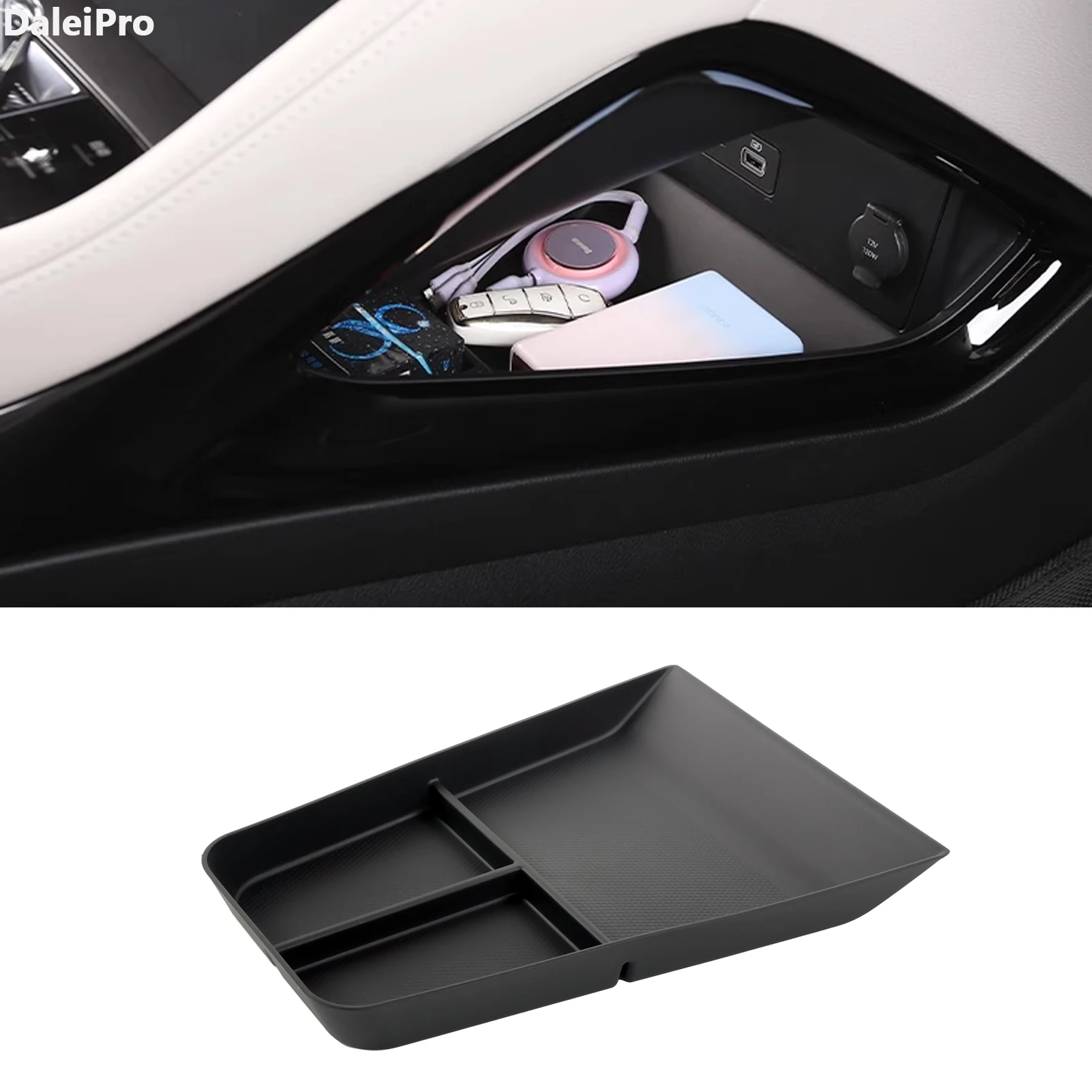 Für BYD Seal U 2023 2024 2025 Armlehne Aufbewahrungsbox Mittelkonsole Getränkehalter Layered Aufbewahrungsbox Zubehör für Song Plus DM-i – Detail 20