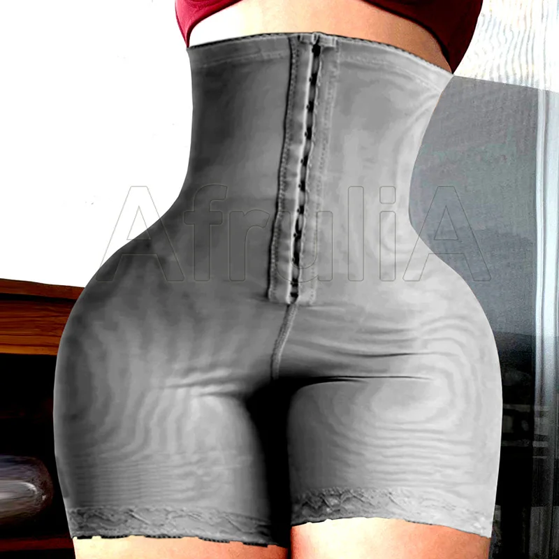 Afrolia Sexy Butt Lifter Fajas Colombian cintura Shapewear Slim Tummy Control mutandine BBL Shorts vita Trainer corsetto Body Shaper