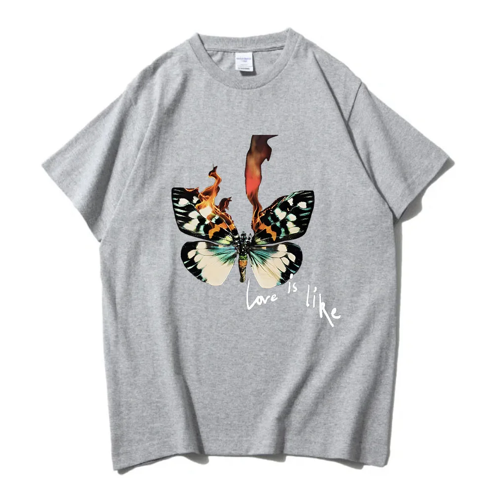 MAROON 5 Love Is Like Tour T-shirt Album Pattern Printed T-shirt Grunge Fashion Neutral Street Wear Summer Men's T-shirt Top