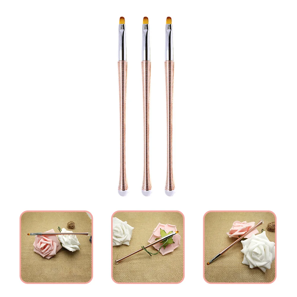 

3Pcs Nail Art Brush Pen Set Professional Fine Tip Nail Painting Tool for Gel Acrylic Design Manicure Supplies Drawing DIY Kit