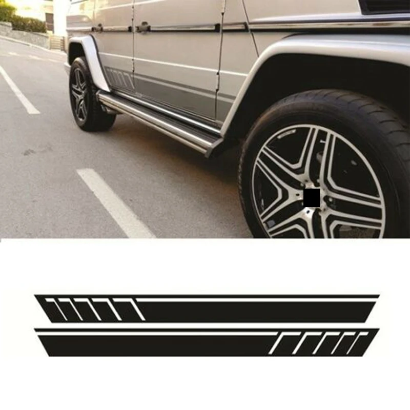 Car Side Sticker Stripe Sticker For Mercedes Benz G55 G63 AMG W463 G Class