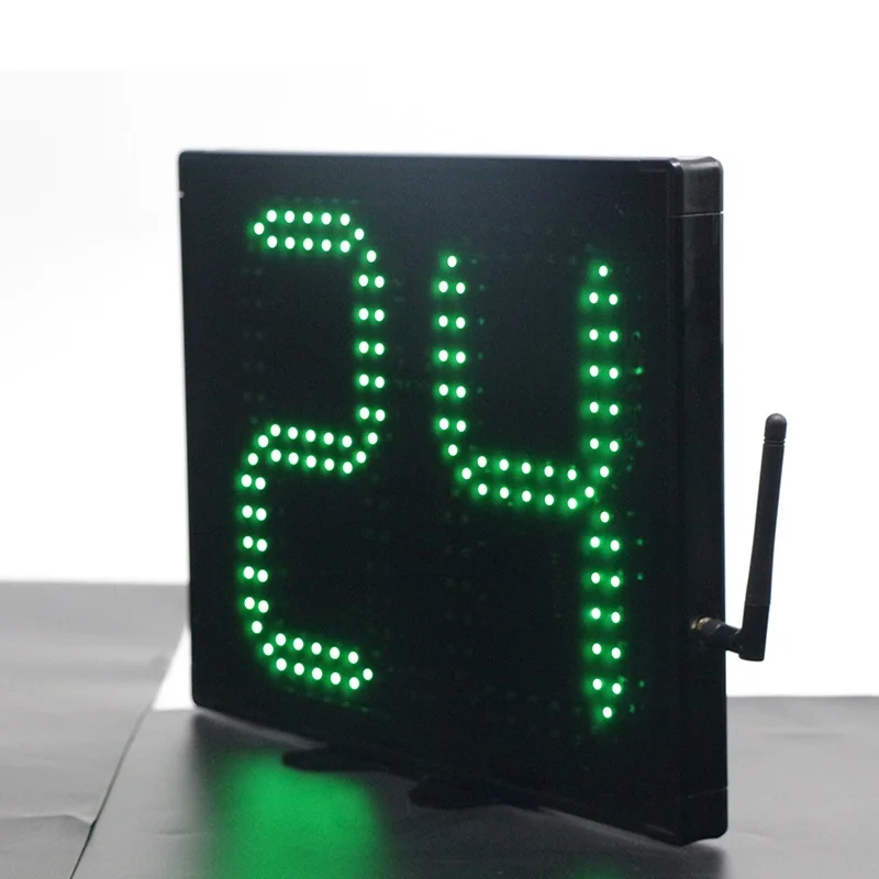 YIZHI 2pcs Set Digital Basketball Stadium 0-99 Seconds Countdown Editable LED 12s 14s Reset 24s Shot Clock with Remote Control