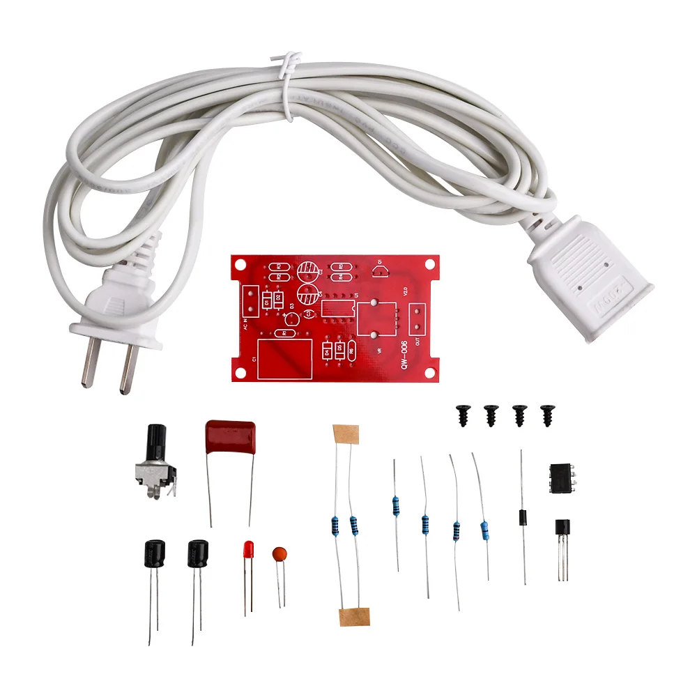 AC 220V Fan Temperature Control Speed Controller Governor Regulator for PC Computer CPU Fan Cooler Module Board With Wire