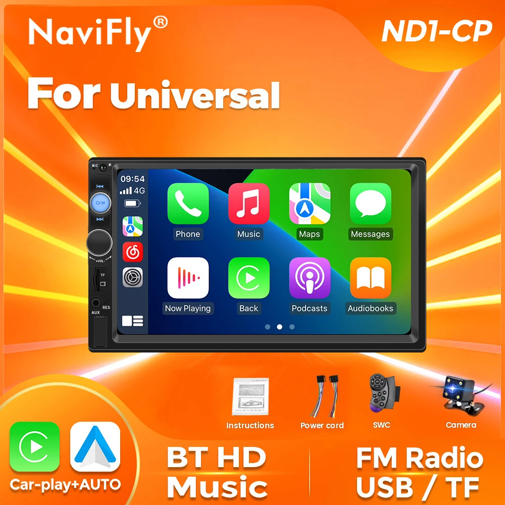 Navifly 2 Din MP5 P…