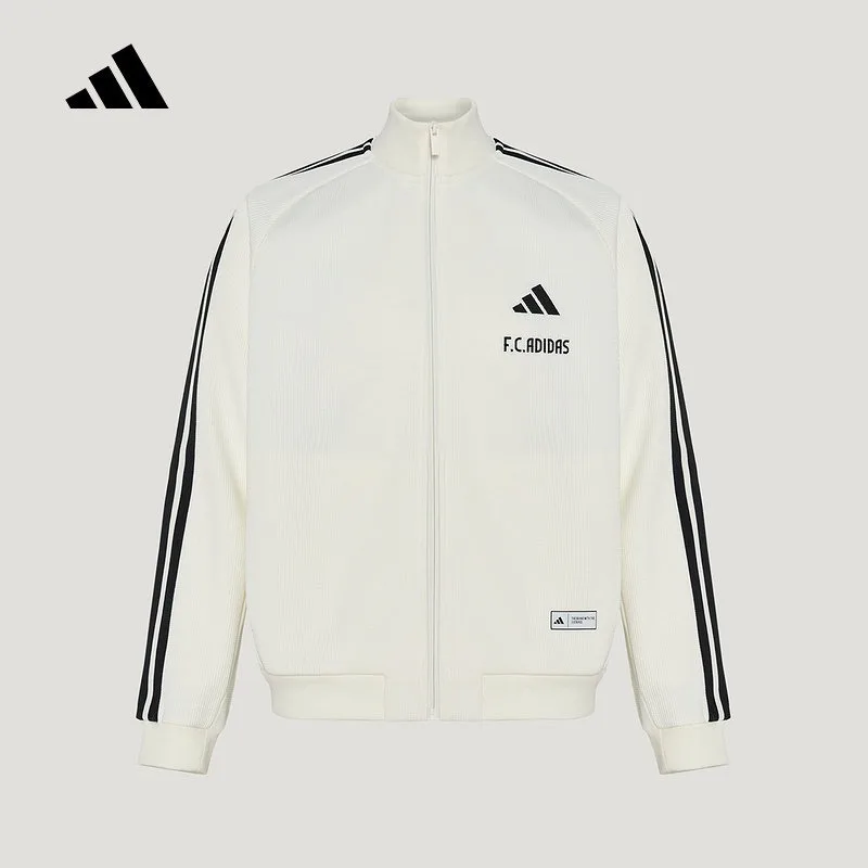 Adidas ST TIRO WAF TT KX2853 2026 Autumn Men's Waffle Casual Football Knitted Stand-Up Collar Jacket  Free returns