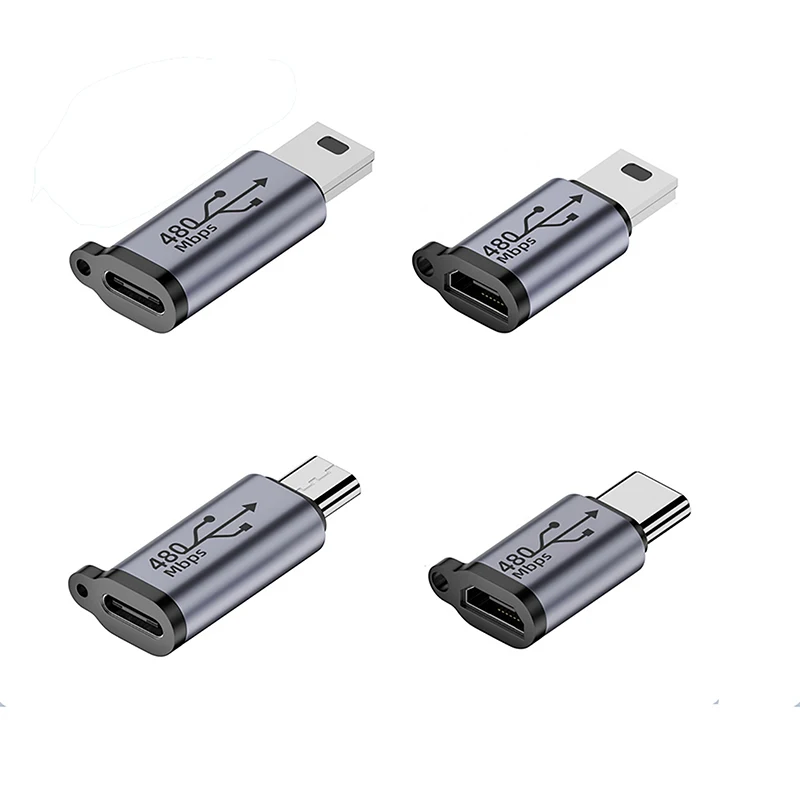 Адаптер USB Type-C (мама)-Micro USB (папа)