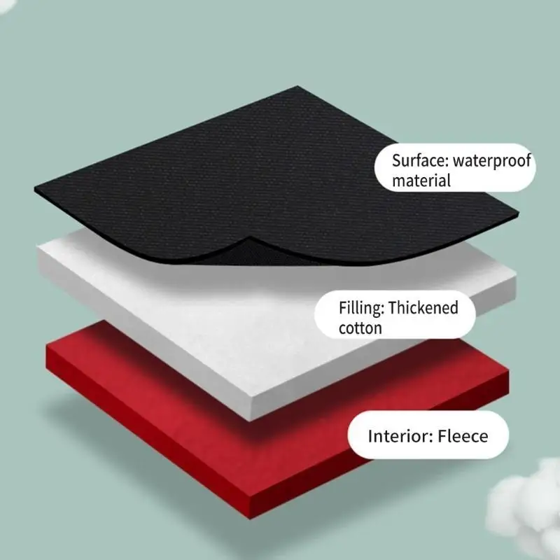 N84E kereta dorong handmuffs dengan strip reflektif sarung tangan genggam