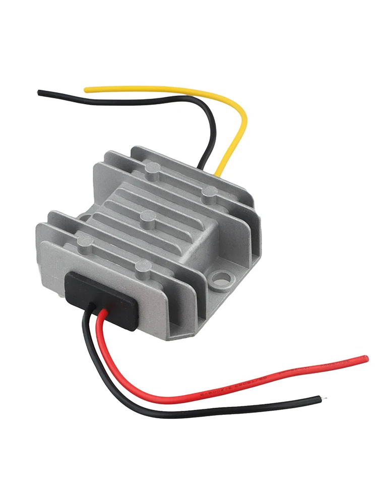 DC-DC Step Down Converter 17-72V to 12V 60W 5A Aluminum Housing IP67 Rated for Scooters Golf Carts Monitoring Systems