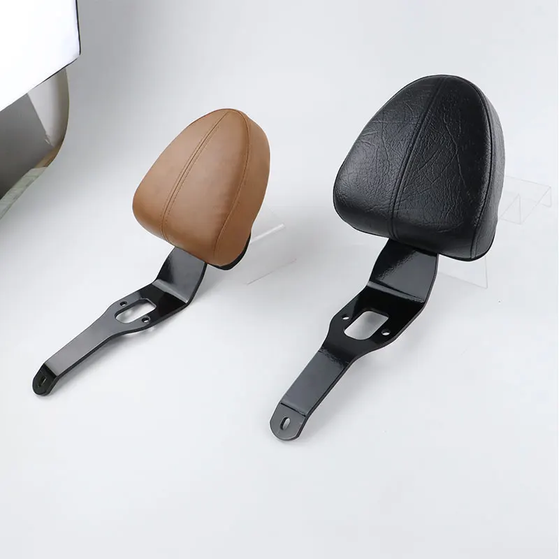 Motorcycle Driver Seat Backrest Rider Back Cushion Support Pad Accessories Fit For Indian Scout Sixty ABS 100th 2015-2023