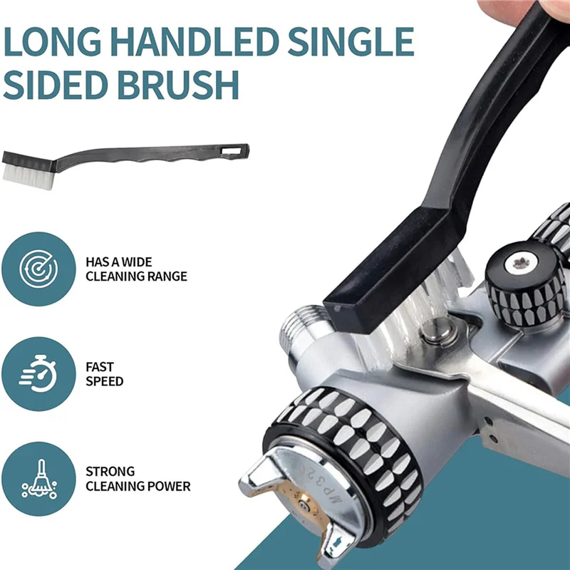 

ABAG 42X Многоцелевой набор для чистки Spraygun Чистка пейзажа, мини-щетки и иглы, насадки для чистки металлических трубок