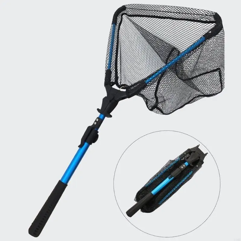 

340F Retractable Aluminum Fishing Net Heavy Type Fishing Net with Aluminum Handle