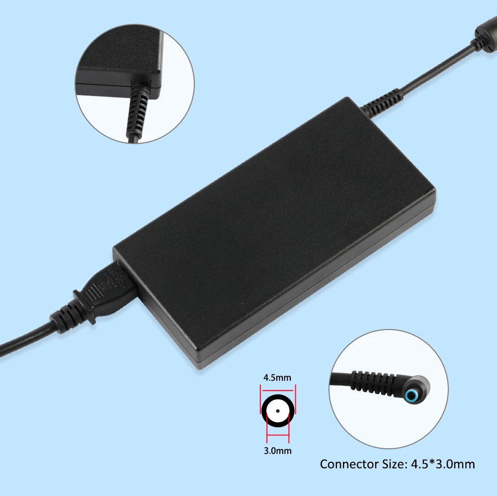 شاحن لاب توب لـ HP, 75 V, 7.7A, W, 59 W, 001, HP OMEN X by 15, 17, ZBook Studio, 15 G3, G4, G5 ، من من من من من من أجل 001 ،