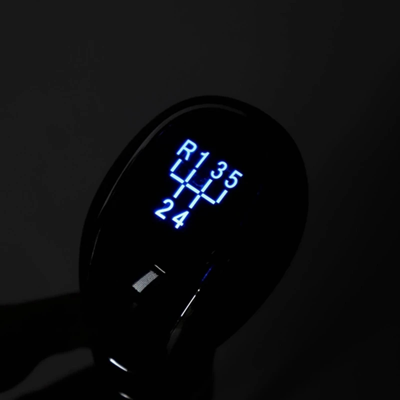 5 Speed Gear Shift Knob Leather Shifter Lever Handle Stick With LED Backlight For Buick Excelle GT/XT OPEL ASTRA 09-14