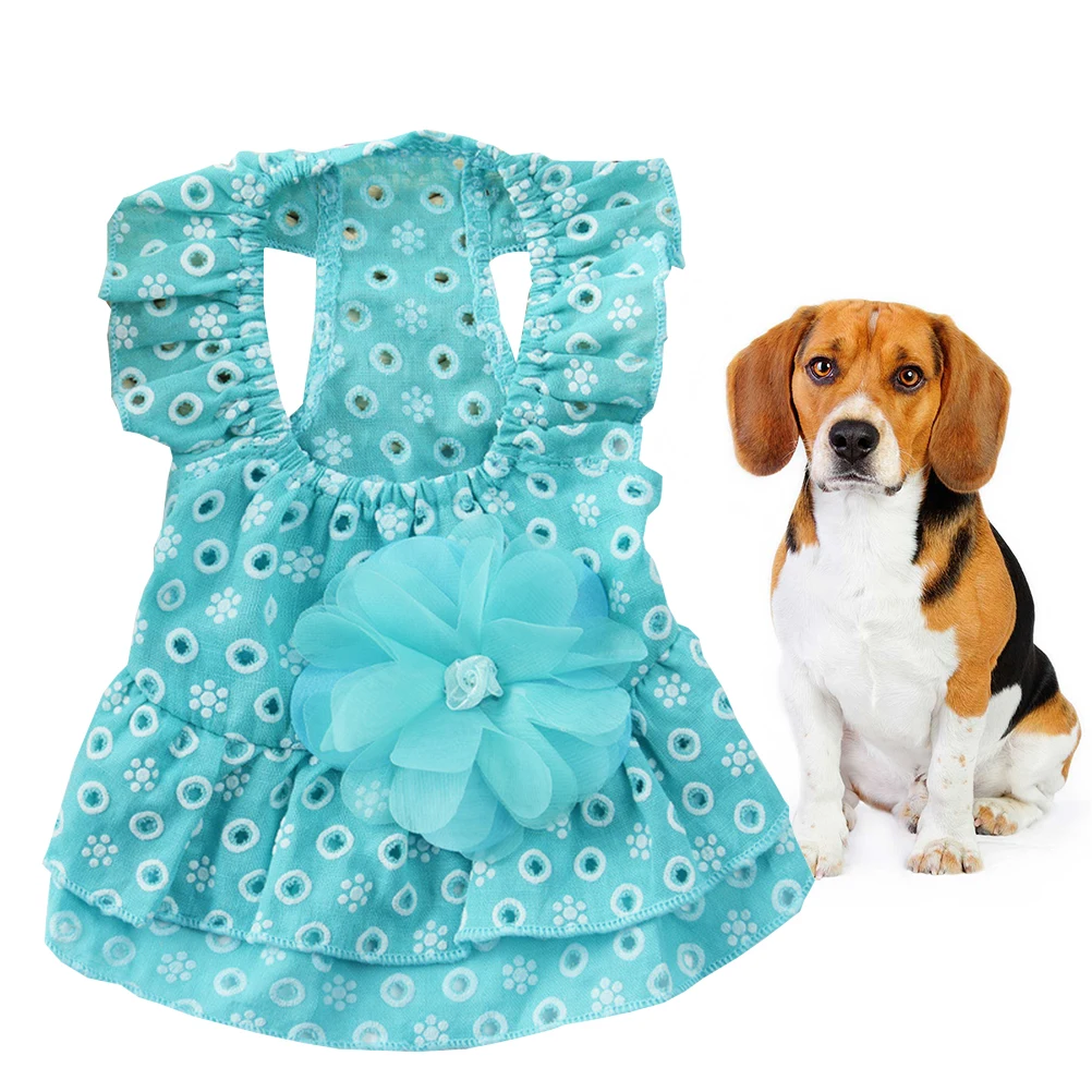 

dog dress pet clothes dog cloth dog dress summer Pet Summer Clothes wedding dog dress