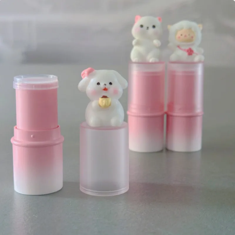 

Пустой тюбик для губной помады, градиентный розовый тюбик для бальзама для губ, прямой наполнитель, сделай сам, бутылка для масла для губ, полынь, мятная паста, твердый контейнер для дезодоранта