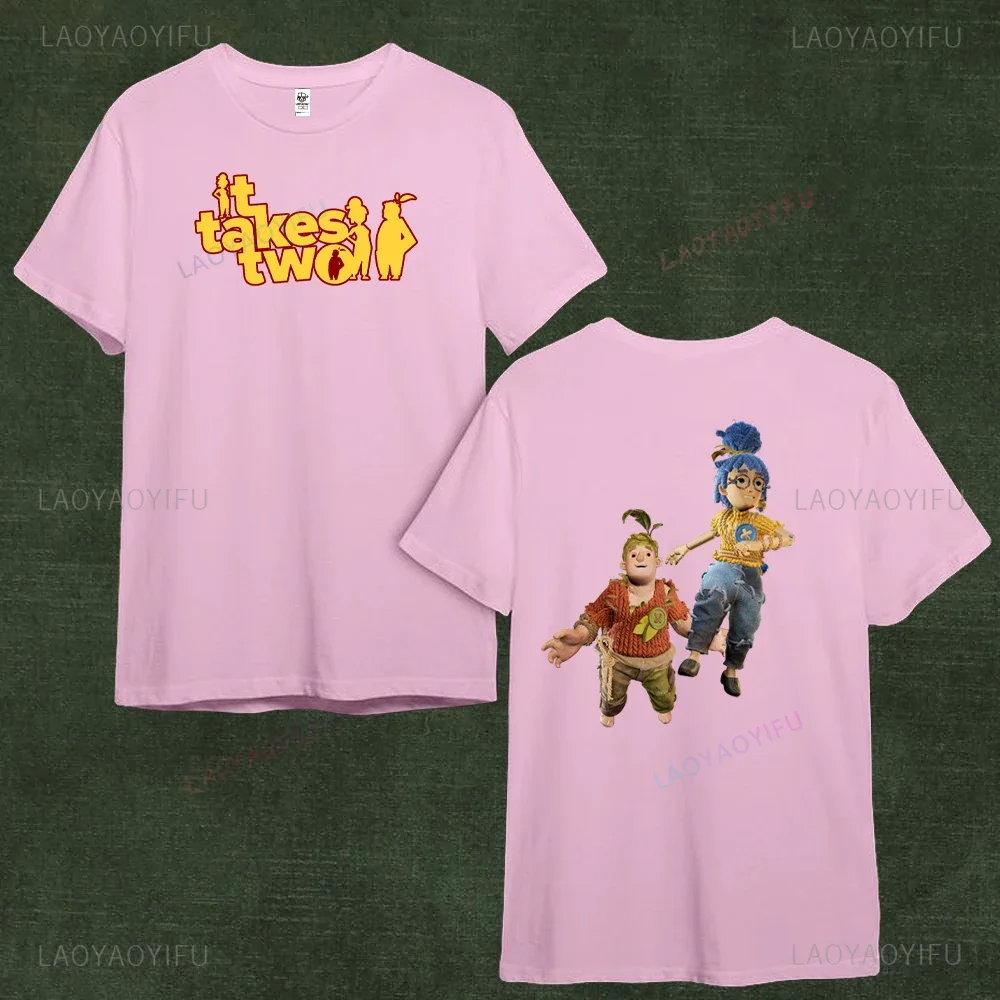 It Takes Two Cody and May T Shirt Men Women Game Cotton Short Sleeve Tee Girlfriend Boyfriend Couple Clothes Wife Husband Gifts