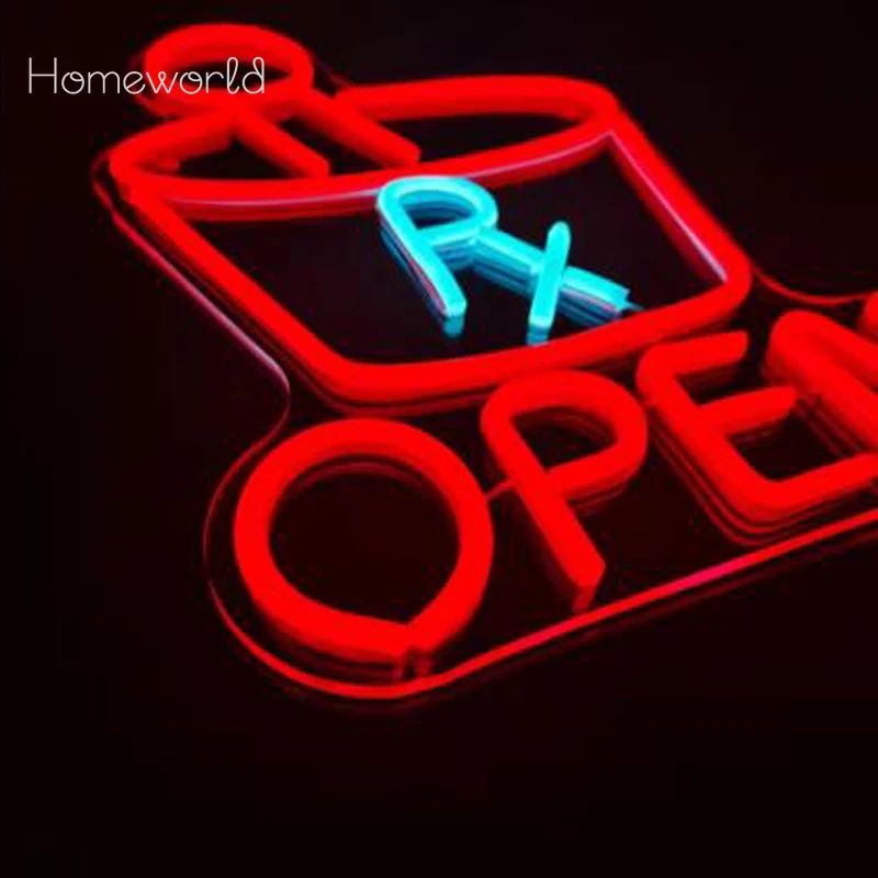 Pharmacy Open LED Neon Signs  Medical Store Open Display Neon Lights  Pharmacy  Prescription Shop Medical Camp Neon Sign