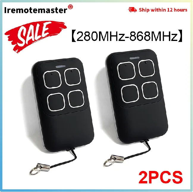 

433mhz Remote Control Multi Frequency Duplicate 287mhz to 868mhz 4 Channel Command Handzender Garage Door Opener Gate Key Fob