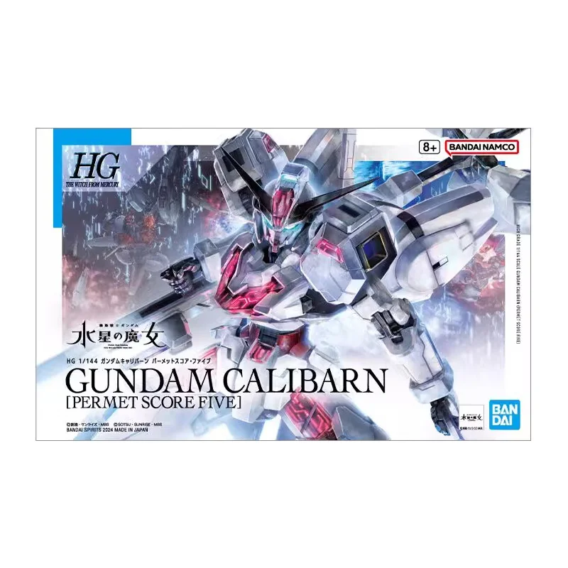 Spot Directe Levering Bandai Originele GUNDAM Anime Model HG GUNDAM CALIBARN PERMET SCORE VIJF Action Figure PB Speelgoed voor Kinderen Gift