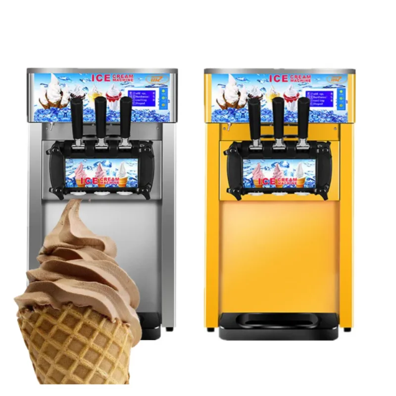 

Ice Cream Maker Factory Price Stainless Steel Ice Cream Machine Commercial Soft Ice Cream Machine For Sell