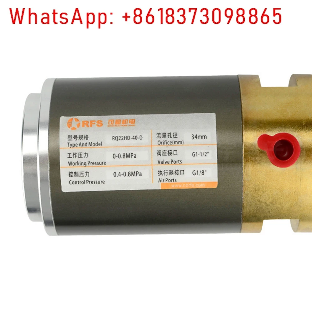 

RFS Pneumatic Fluid Valve RQ22HD-40 DN25 DN50 Normally Closed, Normally Open, Right Angle Valve