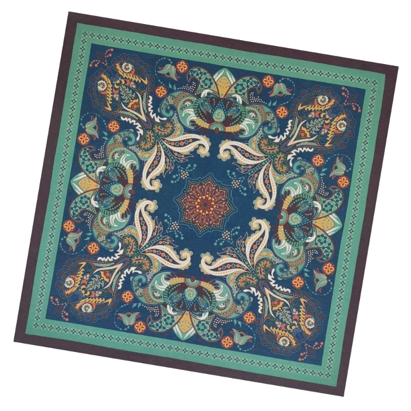 Courtly Print Bandana Paisleys Bandanas Popular Hiphop Dancing Kerchief Head Scarf Dropshipping