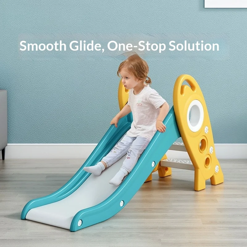 

Складная домашняя горка для малышей, компактная игровая горка для детей, безопасная нескользящая горка-тобоган для игровой комнаты/площадки, горка для бассейна для детей