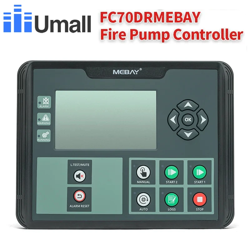 

MEBAY FC70DR Diesel Engine Fire Water Pump Controller Panel Generator Control Module for Fire Pump Units Driven Spare Parts