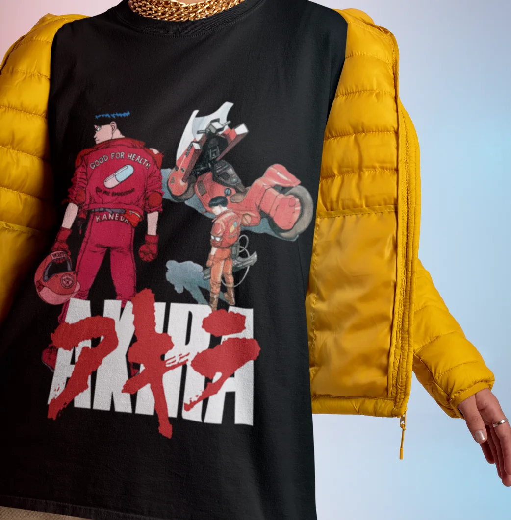 Akira T-Shirt Tee Manga Shirt Kei Kyoko Tee Anime Tshirt Kaneda Tetsuo Manga