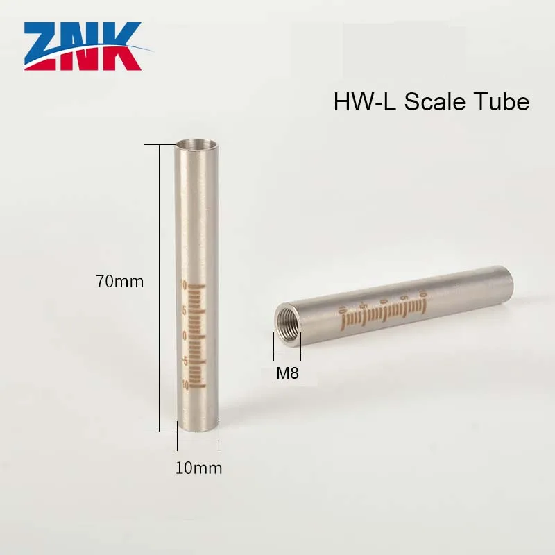 ZNK Laser Welding Graduated Tube Nozzle Connector Stainless Steel Weld Gun Graded Pipe For SUP Qilin WSX Handheld Laser Welder