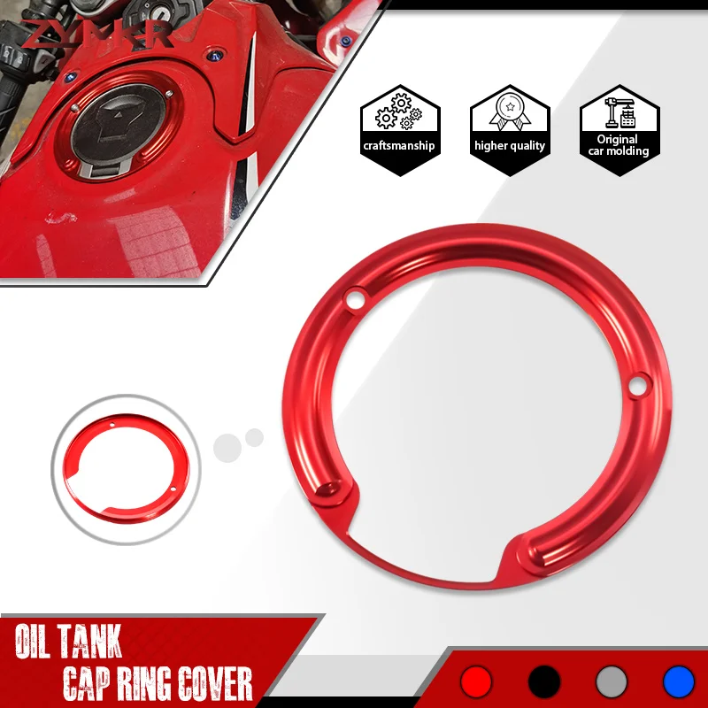 Anillo Decorativo CNC para Tanque de Combustible de Motocicleta, Compatible con GROM125A VFR800 X/F/FD VFR1200 X/XD/XL/XDL CRF1000L CRF1100L CRF250RL/RLA
