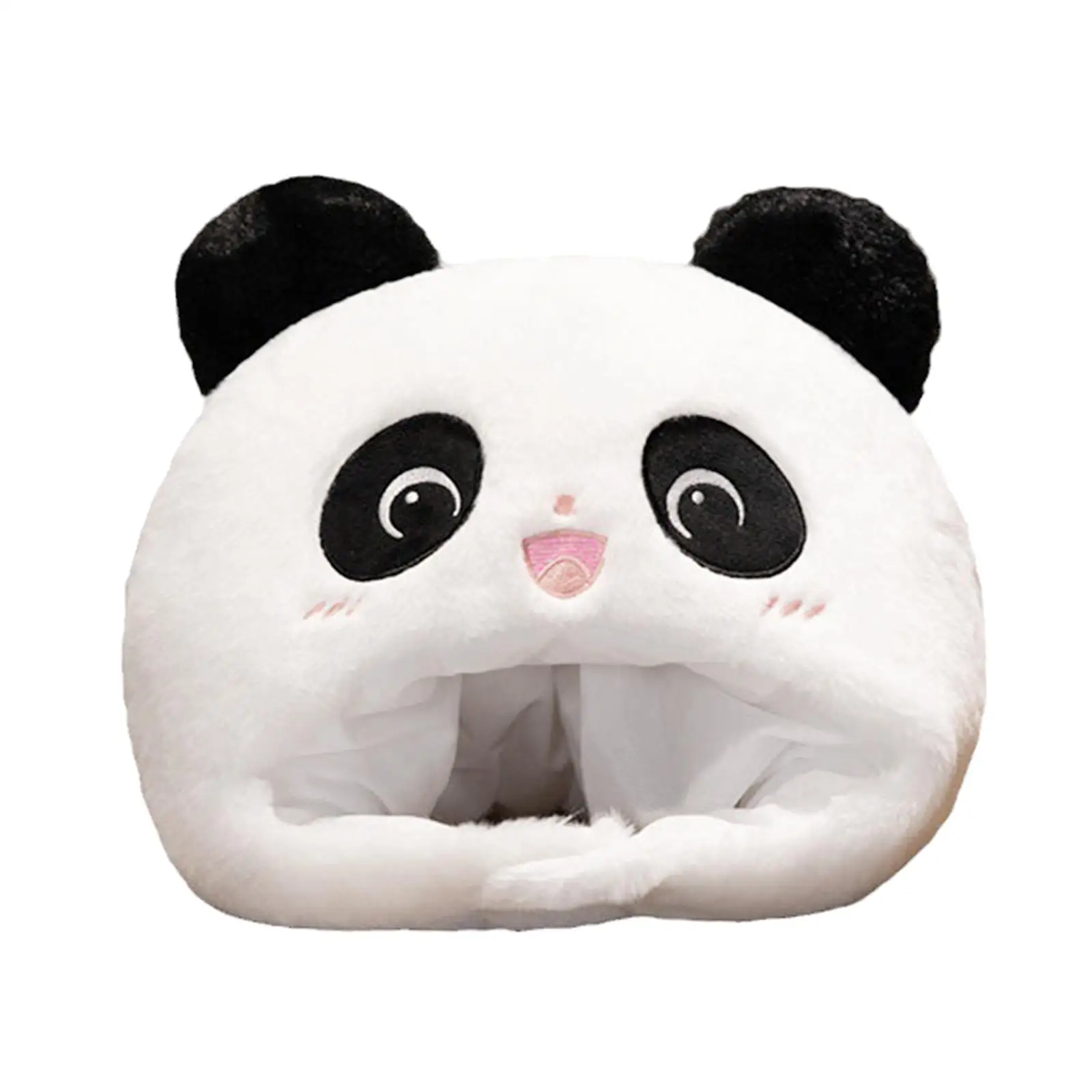 Cartoon Panda Hat Cosplay Adults Kids Cap Men Women Headwear for Birthday Party Masquerade Stage Performance Graduation Carnival