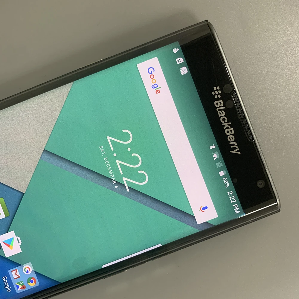 هاتف محمول Blackberry Priv 4G LTE أصلي مقاس 5.4 بوصة 18 ميجابكسل + 2 ميجابكسل وذاكرة وصول عشوائي 3 جيجابايت + 32 جيجابايت لوحة مفاتيح QWERTY هاتف محمول منزلق أندرويد