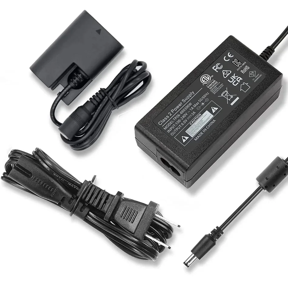 

LP-E6 LP-E6N Dummy Battery ACK-E6 DR-E6 DC Coupler AC Power Adapter for Canon EOS 90D 80D 70D 60D 60Da 5DS 5D Mark II etc