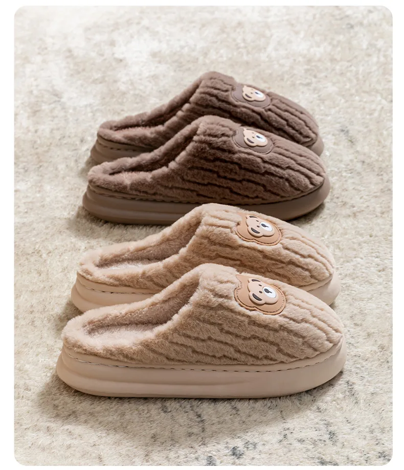 Indoor-Woll- und Samt-Hausschuhe für Damen und Herren – Neuheiten Herbst/Winter 2025 – Warme Thermo-Hausschuhe für Zuhause – Detail 22