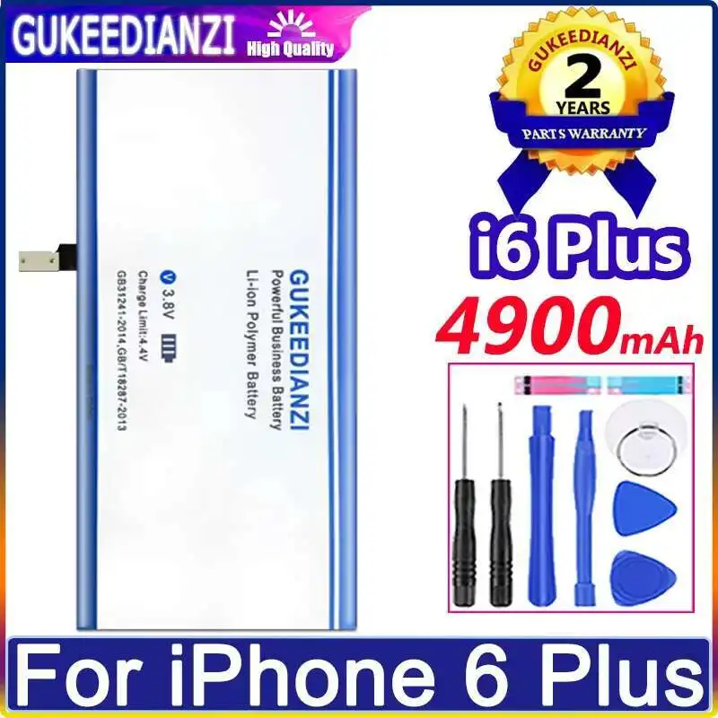 

4900Mah Mobile Phone Battery High-Efficiency Durable For Apple Iphone 6 Plus