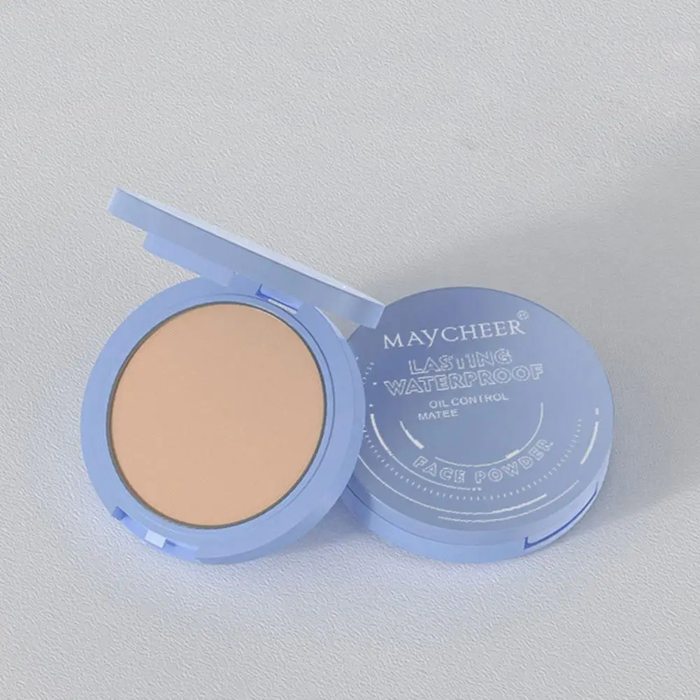 Maycheer Matte gezichtspoeder Compact Oil-Control Langdurig voor 24-uurs Volledig bedekkende damescosmetica voor gezicht
