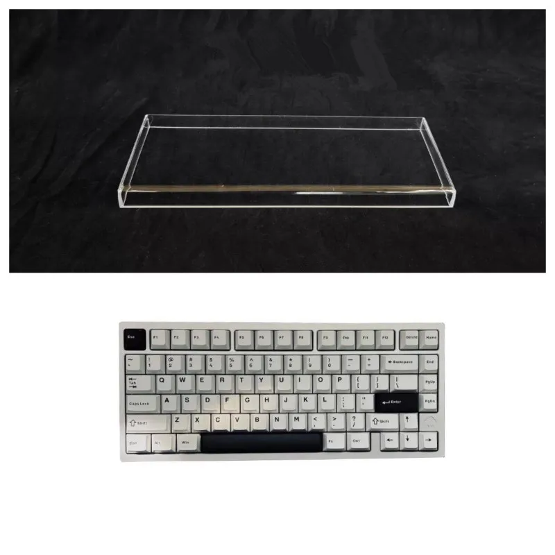 Rainy75 Mechanical Keyboard Dust Cover Acrylic Air Cover Transparent Acrylic Dust Cover