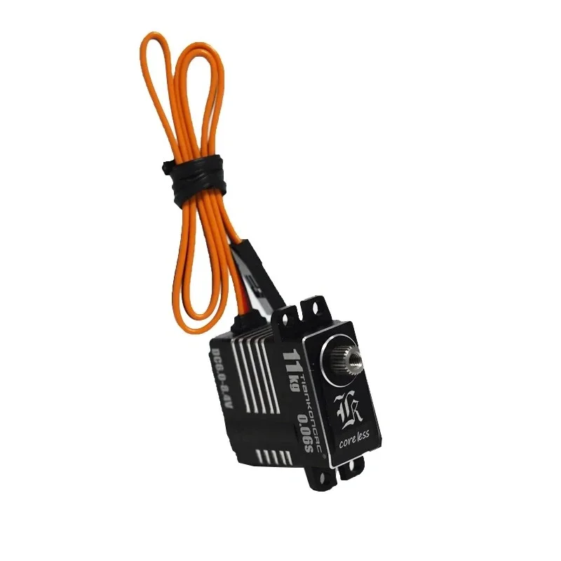 RoRuS1pcs For 11KG Miniature All Metal Digital Hollow Cup Servo With High Voltage Large Torque For RC Helicopter Plane Boat Car